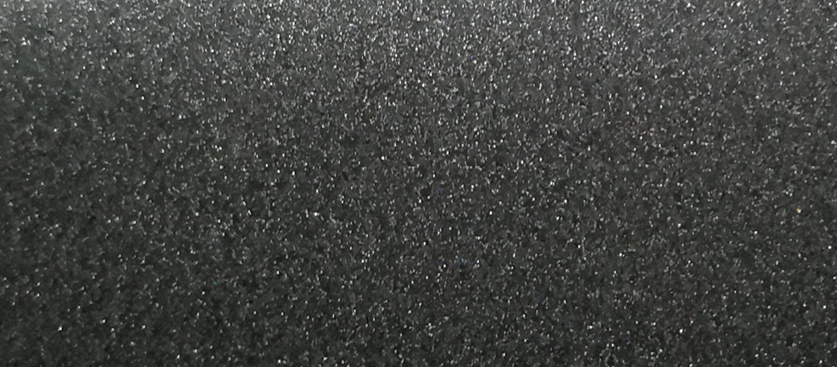 Alucowest Black Galaxy solid aluminium composite panel finish, AB357
