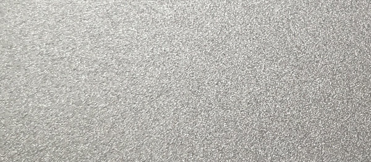 Alucowest Bright Silver solid aluminium composite panel finish, AB303